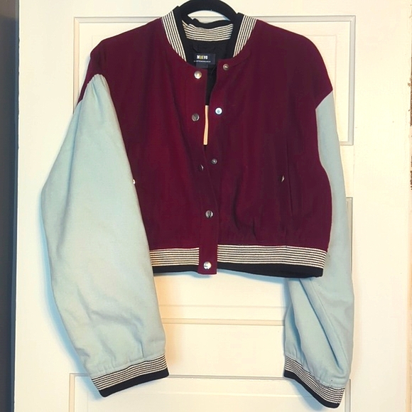 Anthropologie Maeve Colorblock Cropped Jacket - Picture 5 of 6